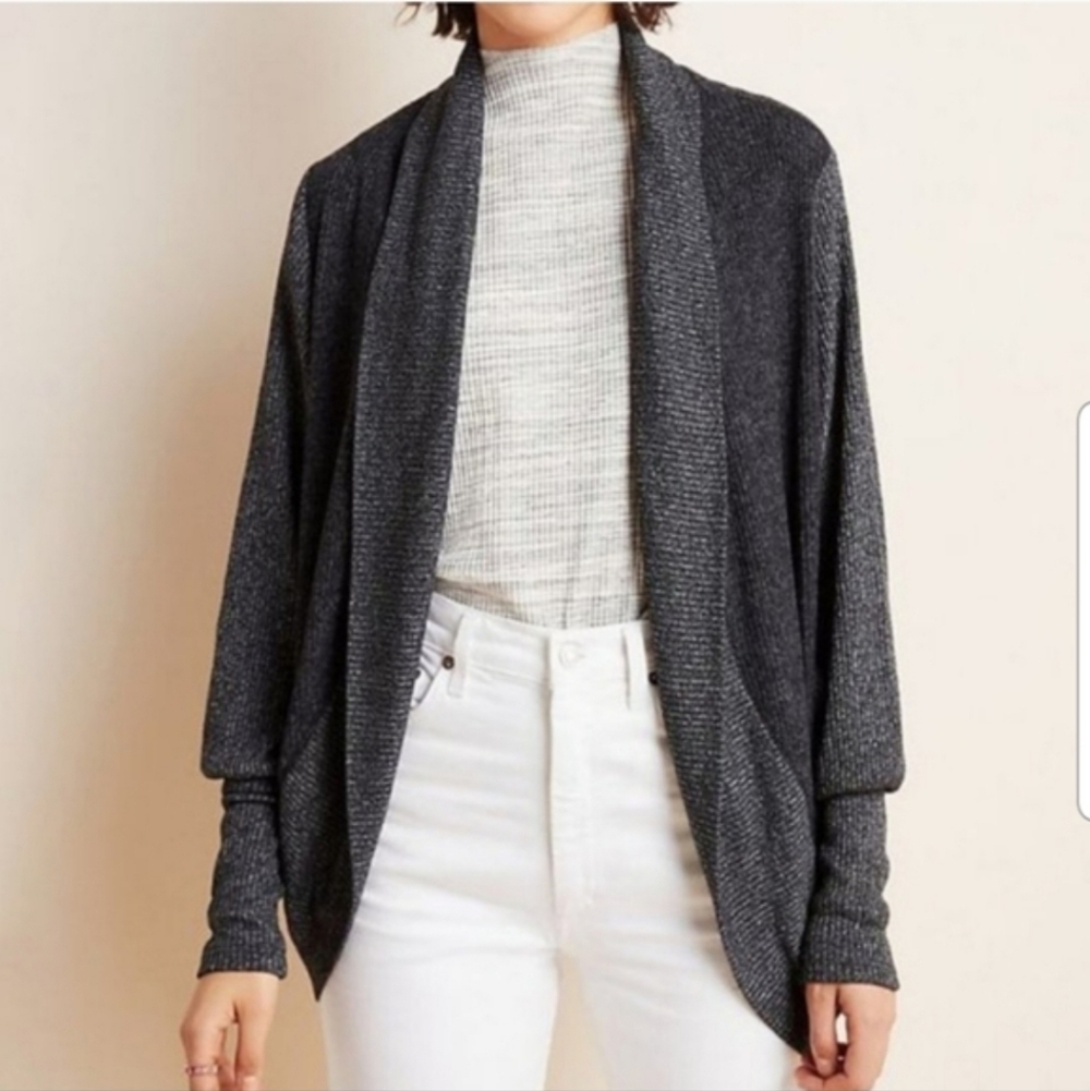 Anthropologie Maeve Ingrid Cacoon Cardigan Gray XS